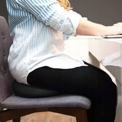 Balančná a masážna podložka + pumpička SPRINGOS MEDICAL čierna