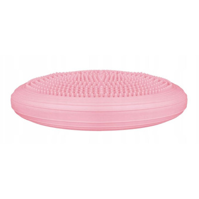Balančná a masážna podložka + pumpička SPRINGOS PROMEDIC ružová