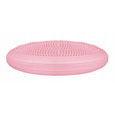 Balančná a masážna podložka + pumpička SPRINGOS PROMEDIC ružová