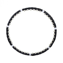 Hula Hop obruč 85 cm SPRINGOS BALLS čierna