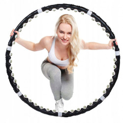 Hula Hop obruč 85 cm SPRINGOS BALLS čierna