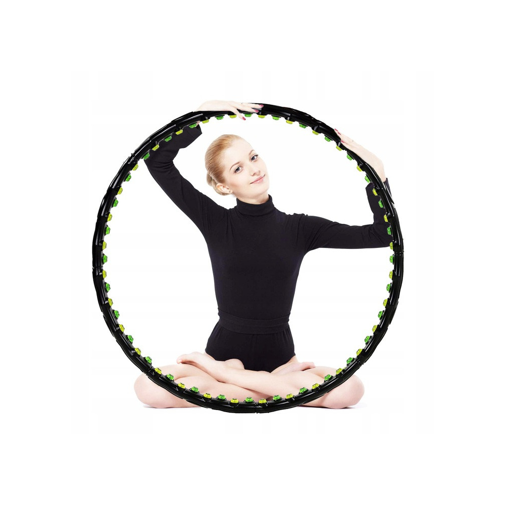 Hula Hop obruč 100 cm SPRINGOS BALLS čierna