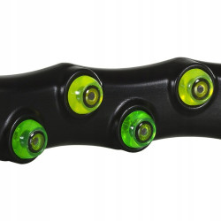 Hula Hop obruč 100 cm SPRINGOS BALLS čierna