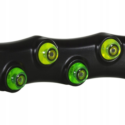 Hula Hop obruč 100 cm SPRINGOS BALLS čierna