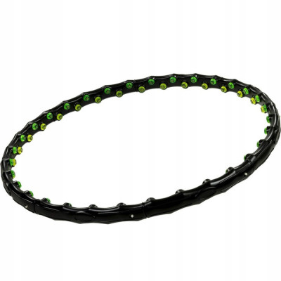 Hula Hop obruč 100 cm SPRINGOS BALLS čierna