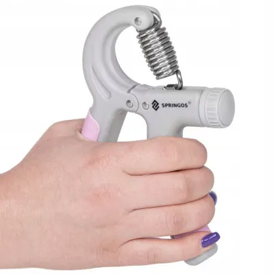 Posilňovač prstov 20-50 kg SPRINGOS FA0200 dámsky, ružový