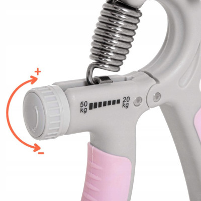 Posilňovač prstov 20-50 kg SPRINGOS FA0200 dámsky, ružový