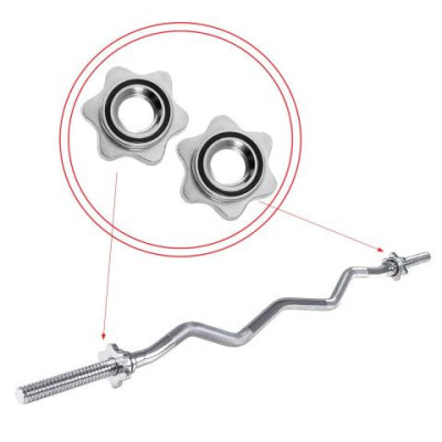 Vzpieračská tyč EZ 120cm / 25mm lomená SPRINGOS