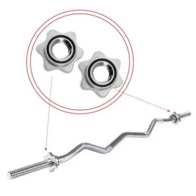 Vzpieračská tyč EZ 120cm / 25mm lomená SPRINGOS