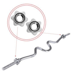 Vzpieračská tyč EZ COMBO 120cm / 25mm lomená SPRINGOS