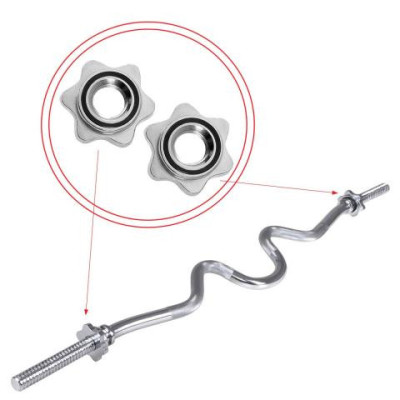 Vzpieračská tyč EZ COMBO 120cm / 25mm lomená SPRINGOS