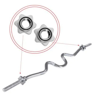 Vzpieračská tyč EZ COMBO 120cm / 25mm lomená SPRINGOS