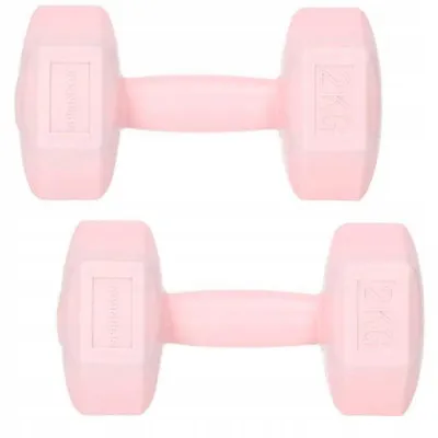 Sada činiek 2x2 kg SPRINGOS HEX ružové