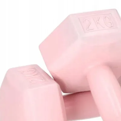 Sada činiek 2x2 kg SPRINGOS HEX ružové