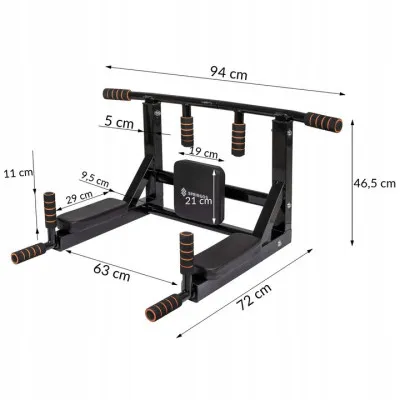 Multifunkčná posilňovacia hrazda SPRINGOS FA1066