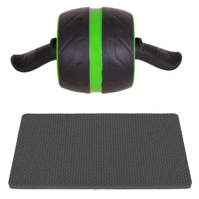 Posilňovacie koliesko SPRINGOS AB ROLLER zelené + podložka