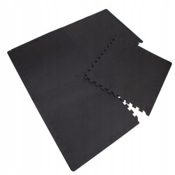 Penová podložka Puzzle 60x60x2 cm súprava 4ks SPRINGOS FM0001 čierna