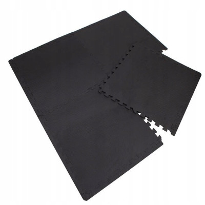 Penová podložka Puzzle 60x60x2 cm súprava 4ks SPRINGOS FM0001 čierna