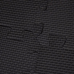 Penová podložka Puzzle 60x60x2 cm súprava 4ks SPRINGOS FM0001 čierna