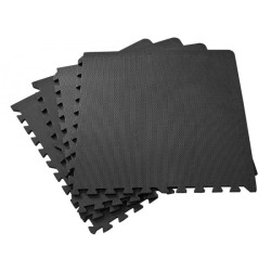 Penová podložka Puzzle 60x60x2 cm súprava 4ks SPRINGOS FM0001 čierna