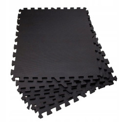Penová podložka Puzzle 60x60x1, 2 cm sada 6ks SPRINGOS FM0003 čierna