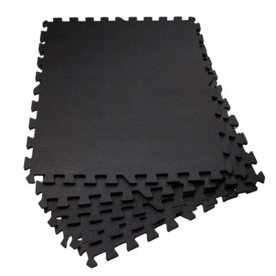 Penová podložka Puzzle 60x60x1, 2 cm sada 6ks SPRINGOS FM0003 čierna