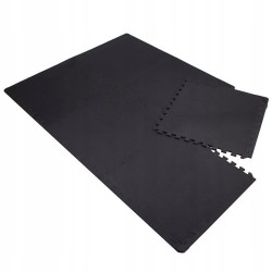 Penová podložka Puzzle 60x60x1, 2 cm sada 6ks SPRINGOS FM0003 čierna