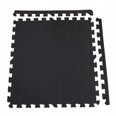 Penová podložka Puzzle 60x60x1, 2 cm sada 6ks SPRINGOS FM0003 čierna