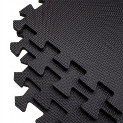 Penová podložka Puzzle 60x60x1, 2 cm sada 6ks SPRINGOS FM0003 čierna