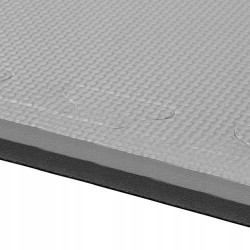 Penová podložka Puzzle 60x60x2 cm sada 4ks SPRINGOS FM0009 šedo-čierna