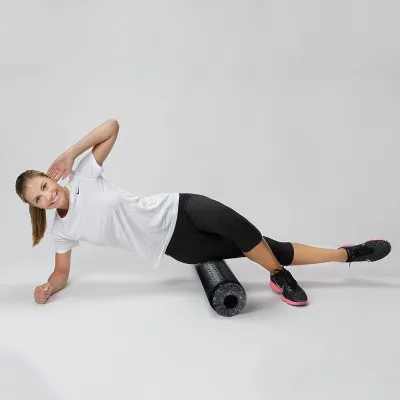 Masážny valec SPRINGOS CROSSFIT čierno-modrý