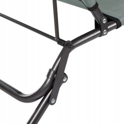 Záhradné polohovacie kreslo SPRINGOS RELAX šedé