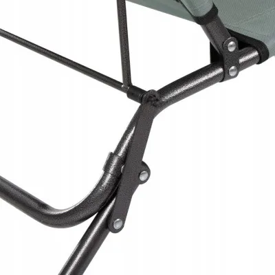 Záhradné polohovacie kreslo SPRINGOS RELAX šedé