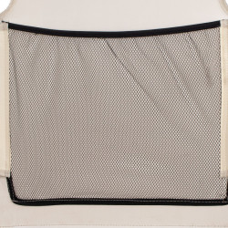 Záhradné lehátko na kolieskach SPRINGOS MOBI béžové