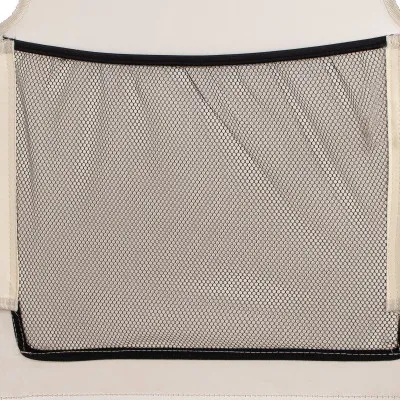 Záhradné lehátko na kolieskach SPRINGOS MOBI béžové