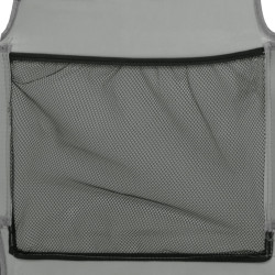 Záhradné lehátko na kolieskach SPRINGOS MOBI šedé