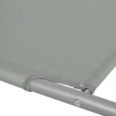 Záhradné lehátko na kolieskach SPRINGOS MOBI šedé