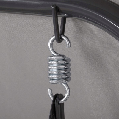 Záhradná hojdačka SPRINGOS GRACE 3-miestna, šedá