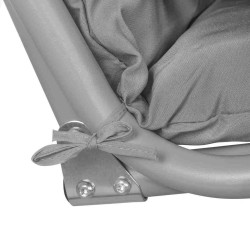 Záhradná hojdačka SPRINGOS VENEZIA 3-miestna, šedá