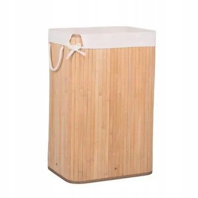 Kôš na bielizeň 72l SPRINGOS BAMBUS prírodný