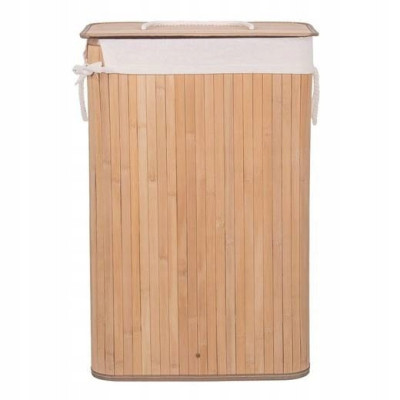 Kôš na bielizeň 72l SPRINGOS BAMBUS prírodný