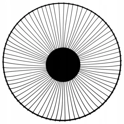 Drôtený košík na ovocie 25x15 cm čierny SPRINGOS