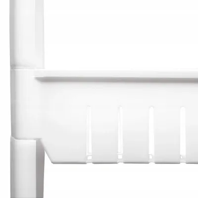 Skrinka na kolieskach 3 police SPRINGOS HA1010 biela