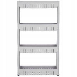 Kontajner na kolieskach 4 police SPRINGOS HA1020 sivý