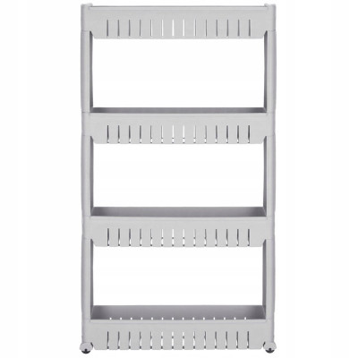 Kontajner na kolieskach 4 police SPRINGOS HA1020 sivý