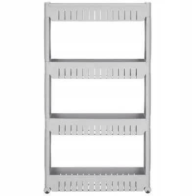 Kontajner na kolieskach 4 police SPRINGOS HA1020 sivý