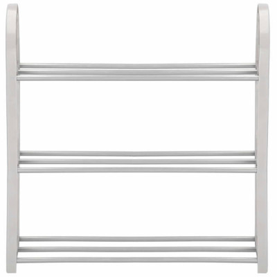 Botník 3 police SPRINGOS HA2010 strieborný