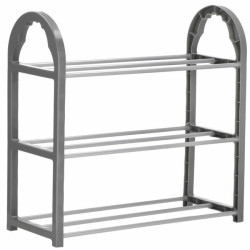 Botník 3 police SPRINGOS HA2011 sivý