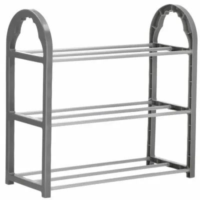 Botník 3 police SPRINGOS HA2011 sivý