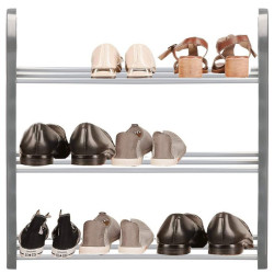 Botník 3 police SPRINGOS HA2011 sivý